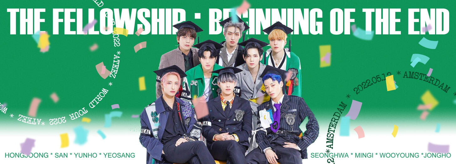 Ateez 2022 Banner A Side (not printed)