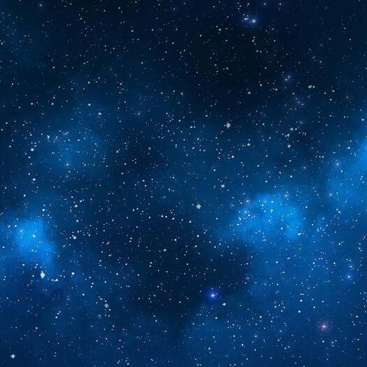 Blue galaxy stock photo